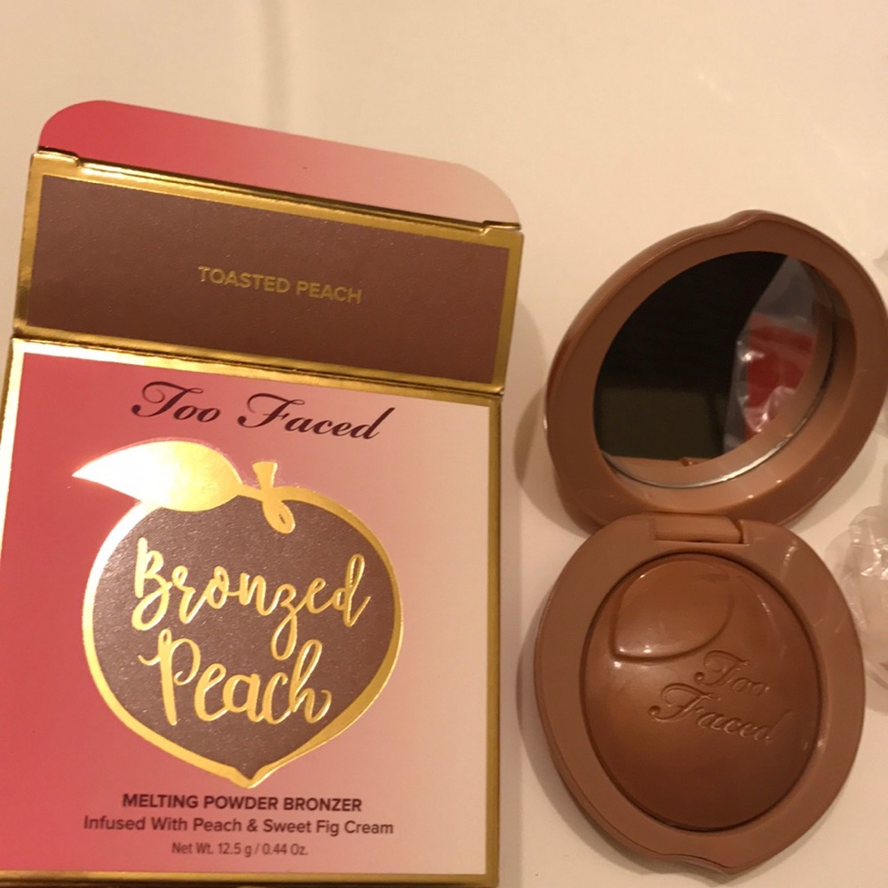 🧚‍♀️TOASTED PEACH Too Faced DISCONTINUED Bronzer NWT - Picture 7 of 7